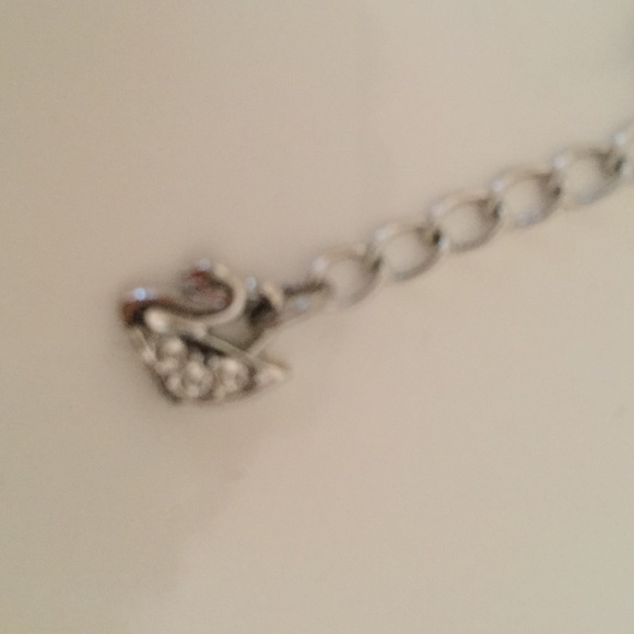 Swarovski Moon raindrop pendant silver necklace - Picture 4 of 6